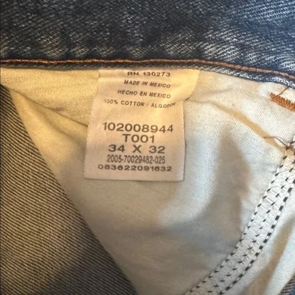 NWT Lee Men's Regular Fit Straight Leg Jeans, 34x32, Pepper Stone - Picture 3 of 6